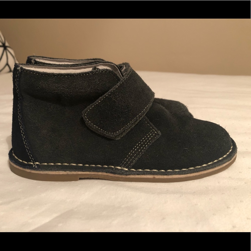 L’Amour, Emmett Nubuck Leather Desert Boot Gray blue Size 12 Toddler